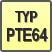 Piktogram - Typ: PTE64
